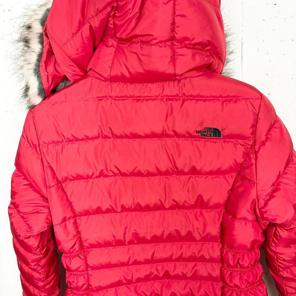 The North Face Womens Gotham Jacket II Goose Down Insulated Red Size Medium - Picture 15 of 16